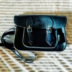 Black Zatchels Bag - Classic Leather Satchel 11.5"